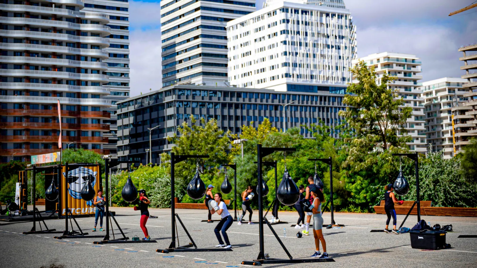A jeem outdoor class at Anfapark