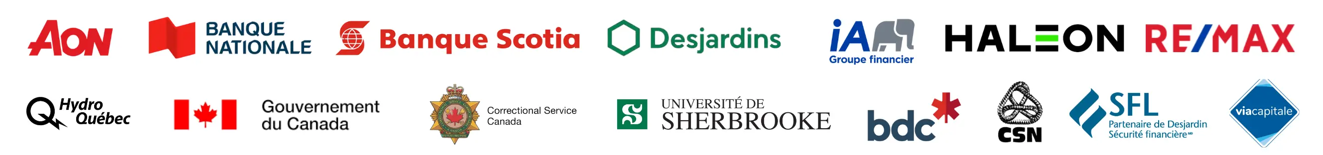 Entreprises et organisations ayant fait confiance à VERUM