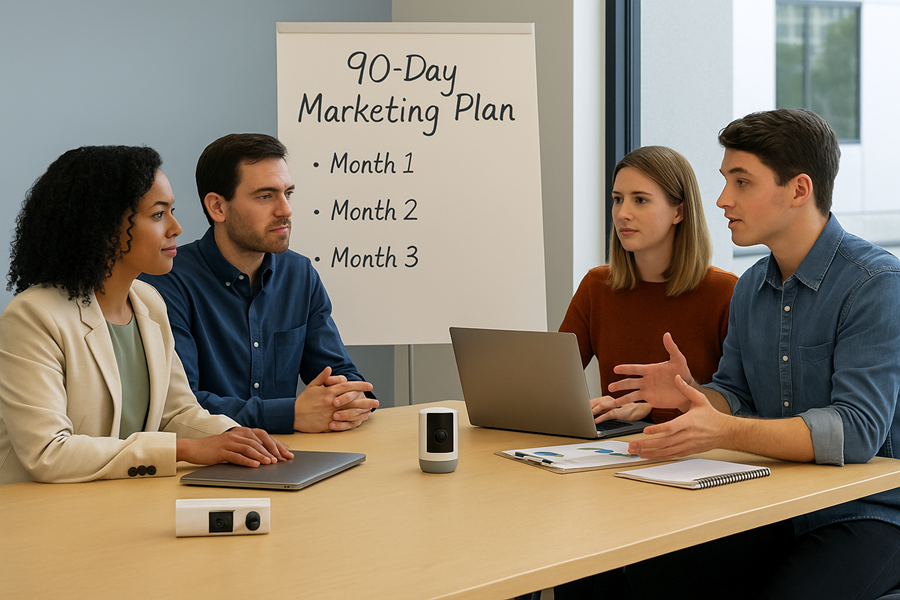 90-day marketing plan for strong business start