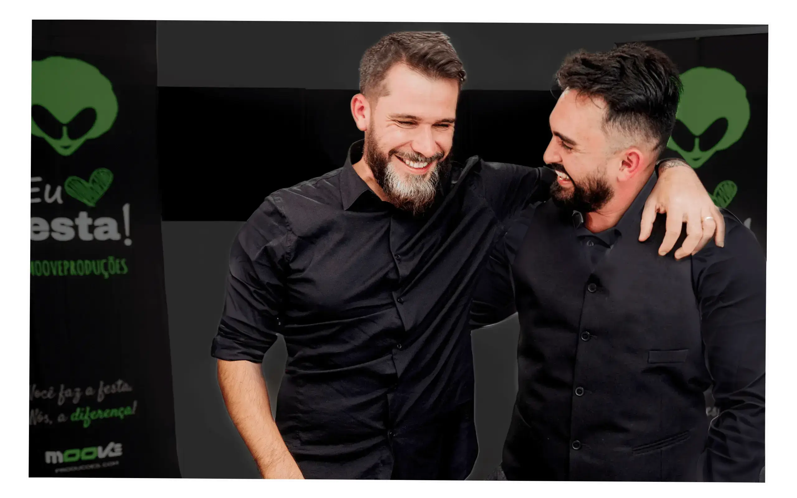 Kadu Molina e Eric do Amaral, sócios da MOOVE, lado a lado