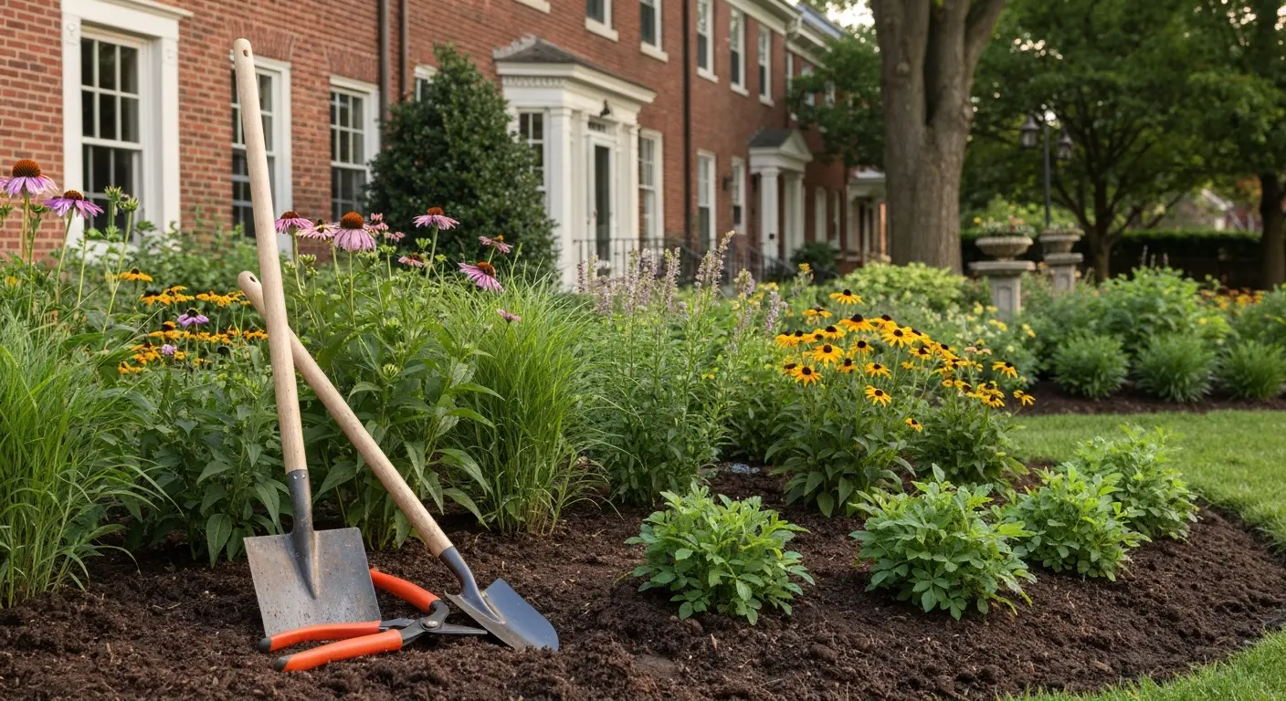 Residential garden planting project
