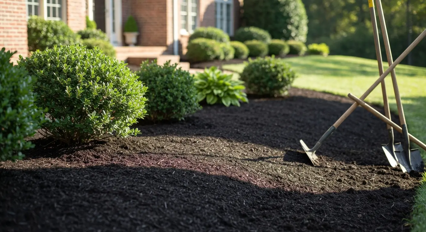 Mulch installation