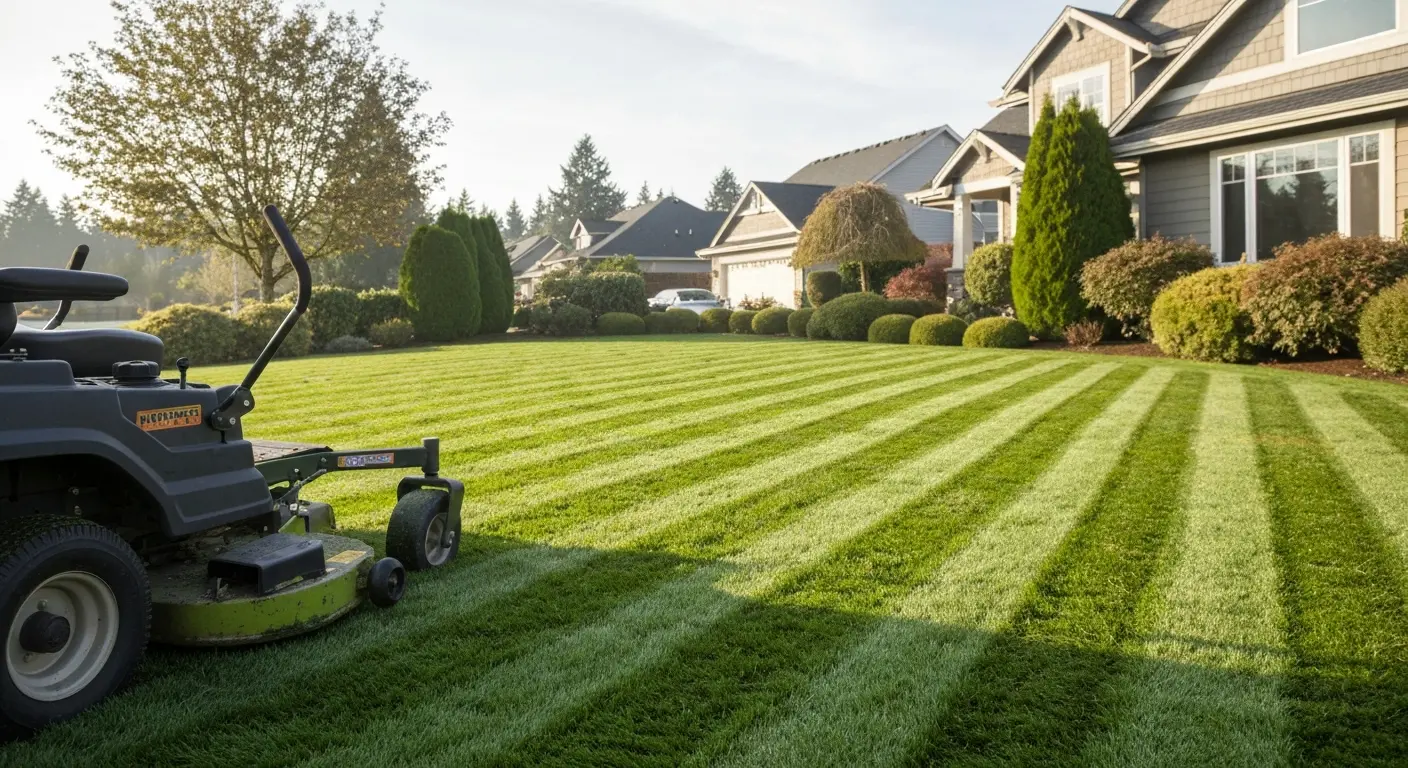 Lawn mowing service in Fairwood