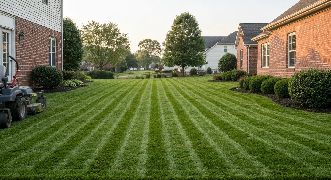 Professional lawn mowing in Indian Head Maryland