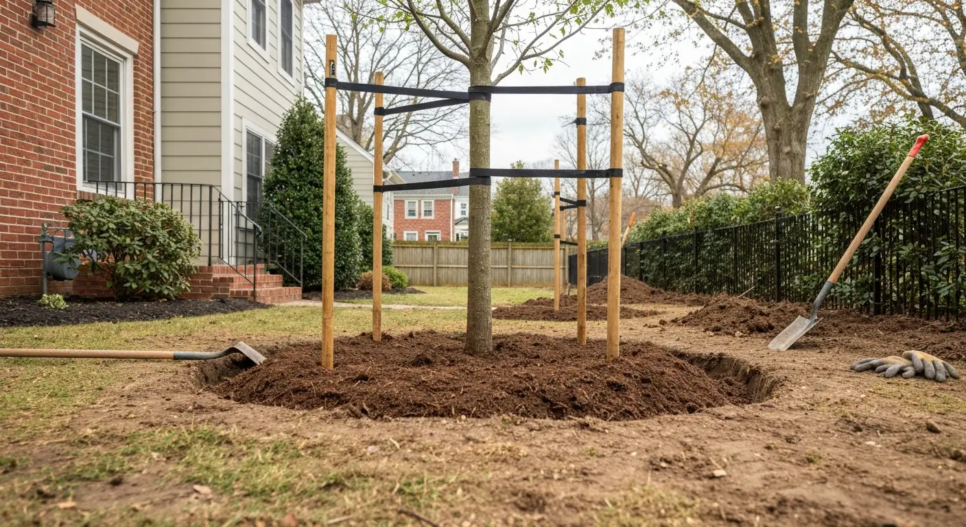 Tree planting installation