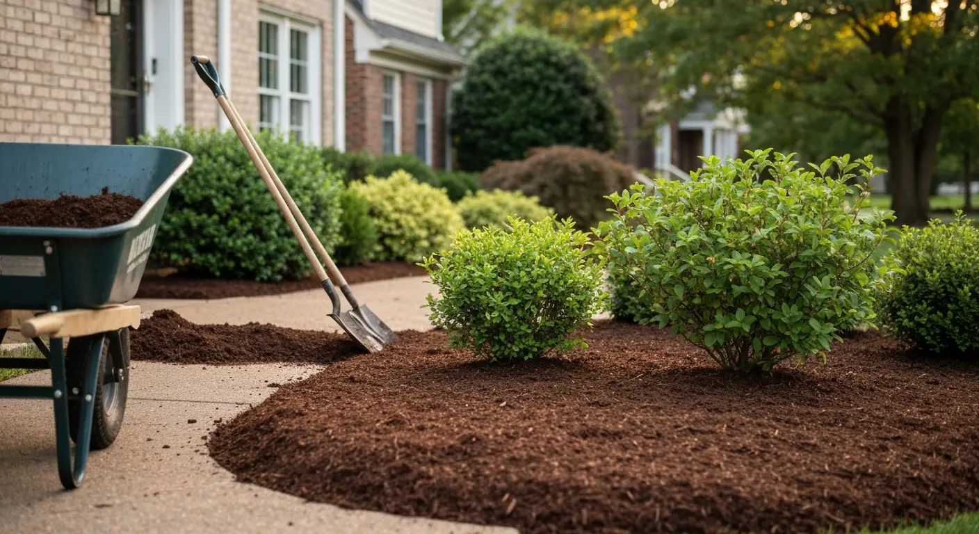 Mulch installation service