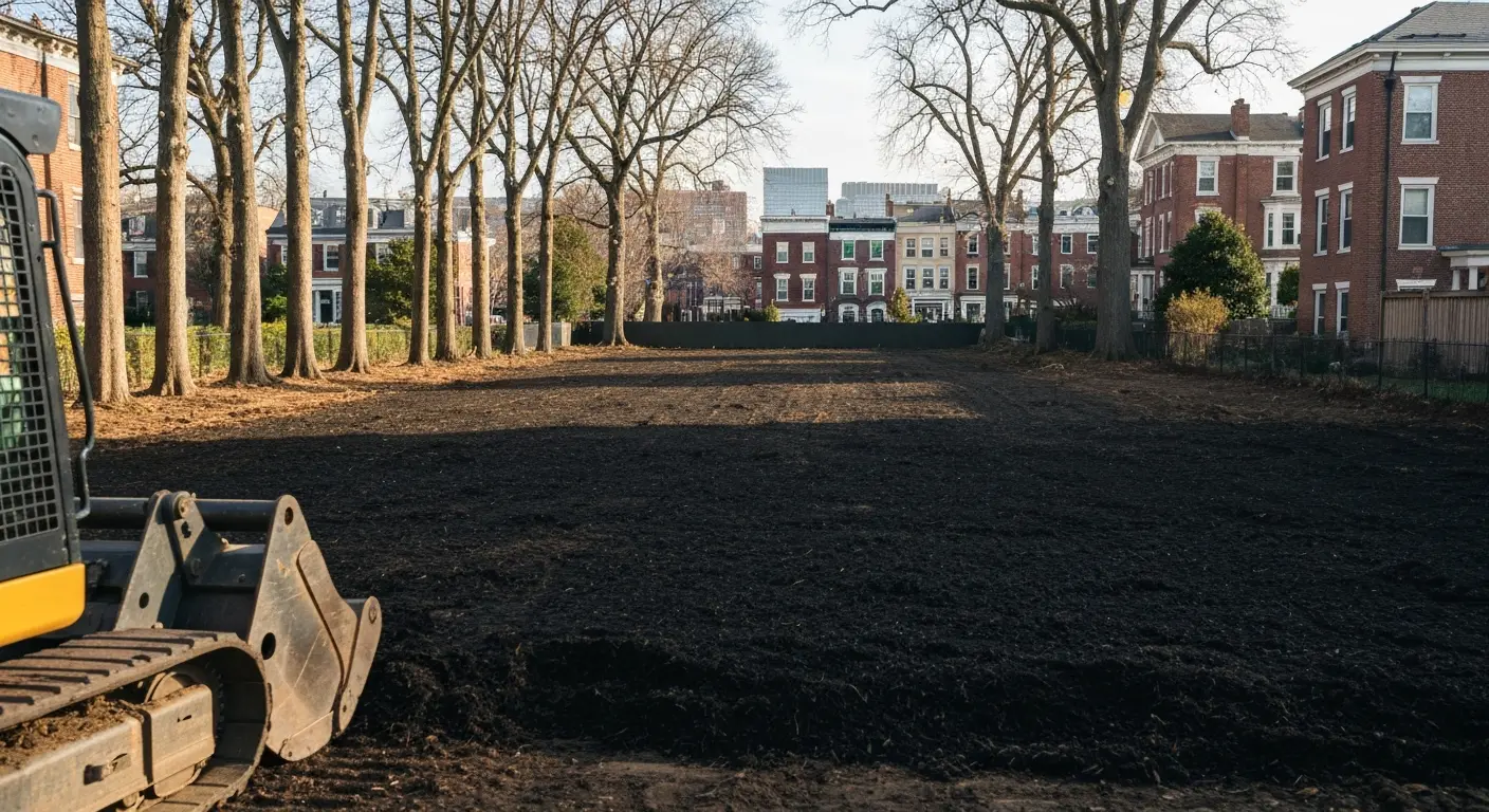 Residential land clearing project