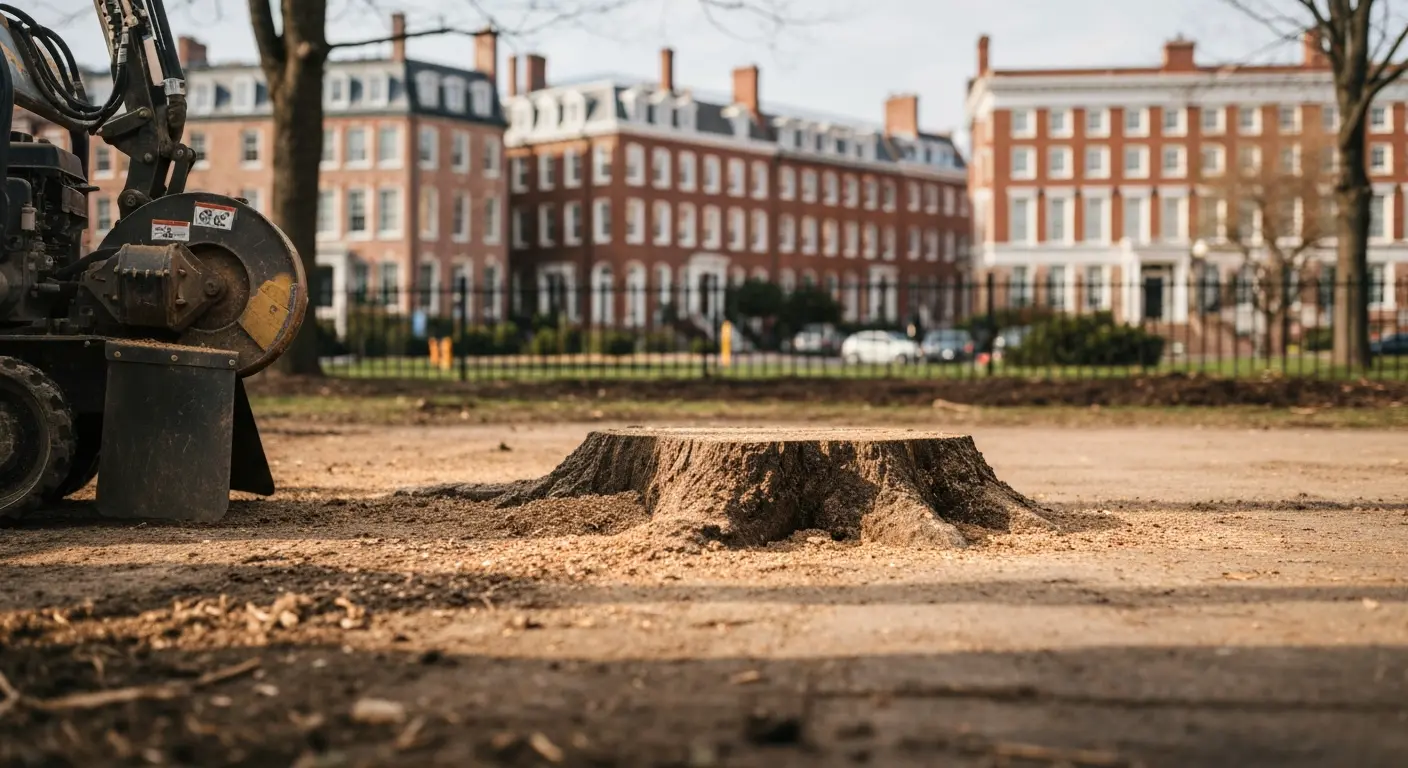 Commercial stump removal Washington DC