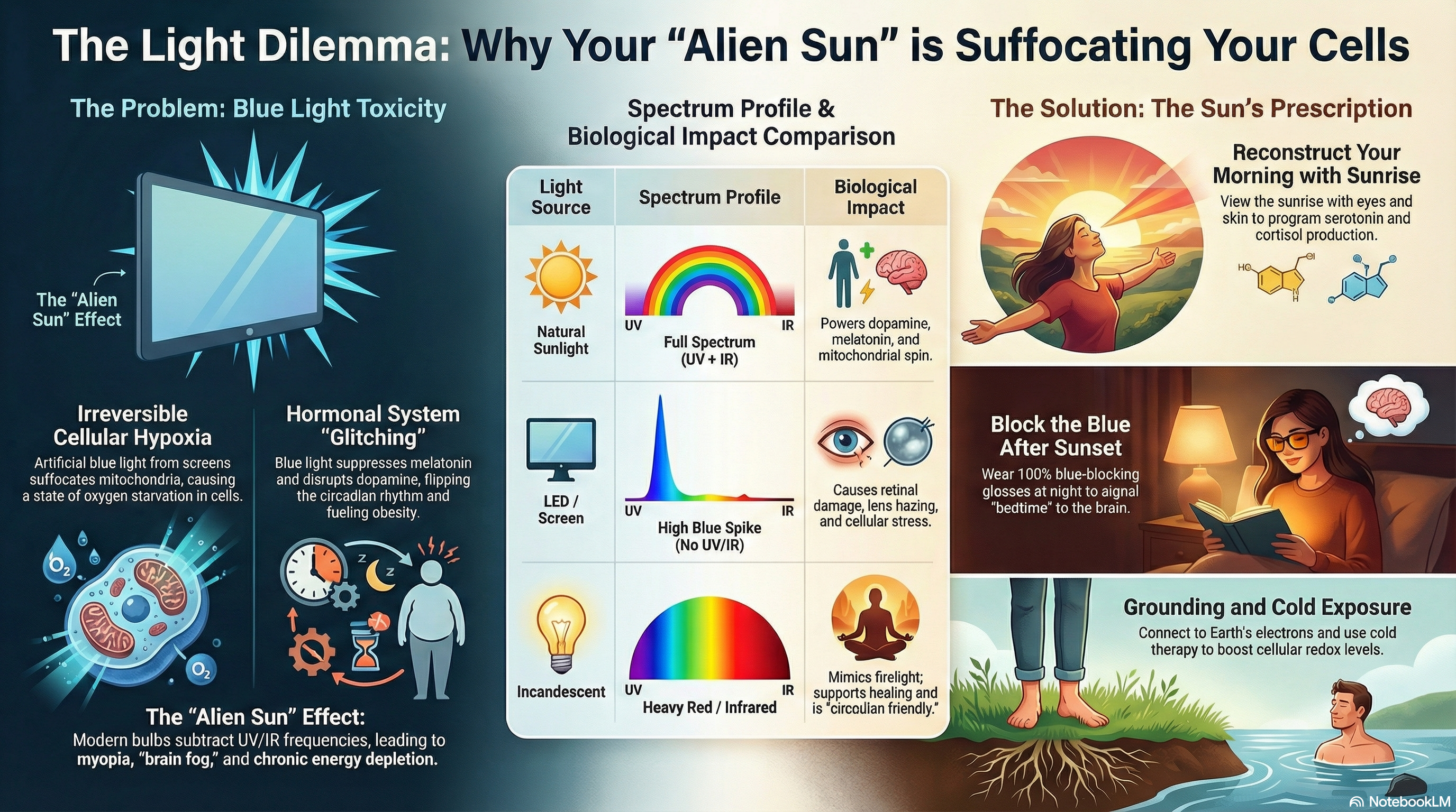 The Light Dilemma Infographic