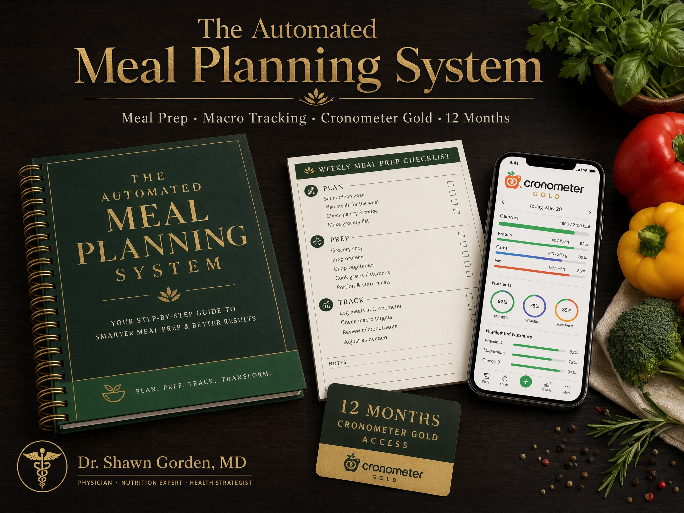 The Automated Meal Planning System + Cronometer Gold