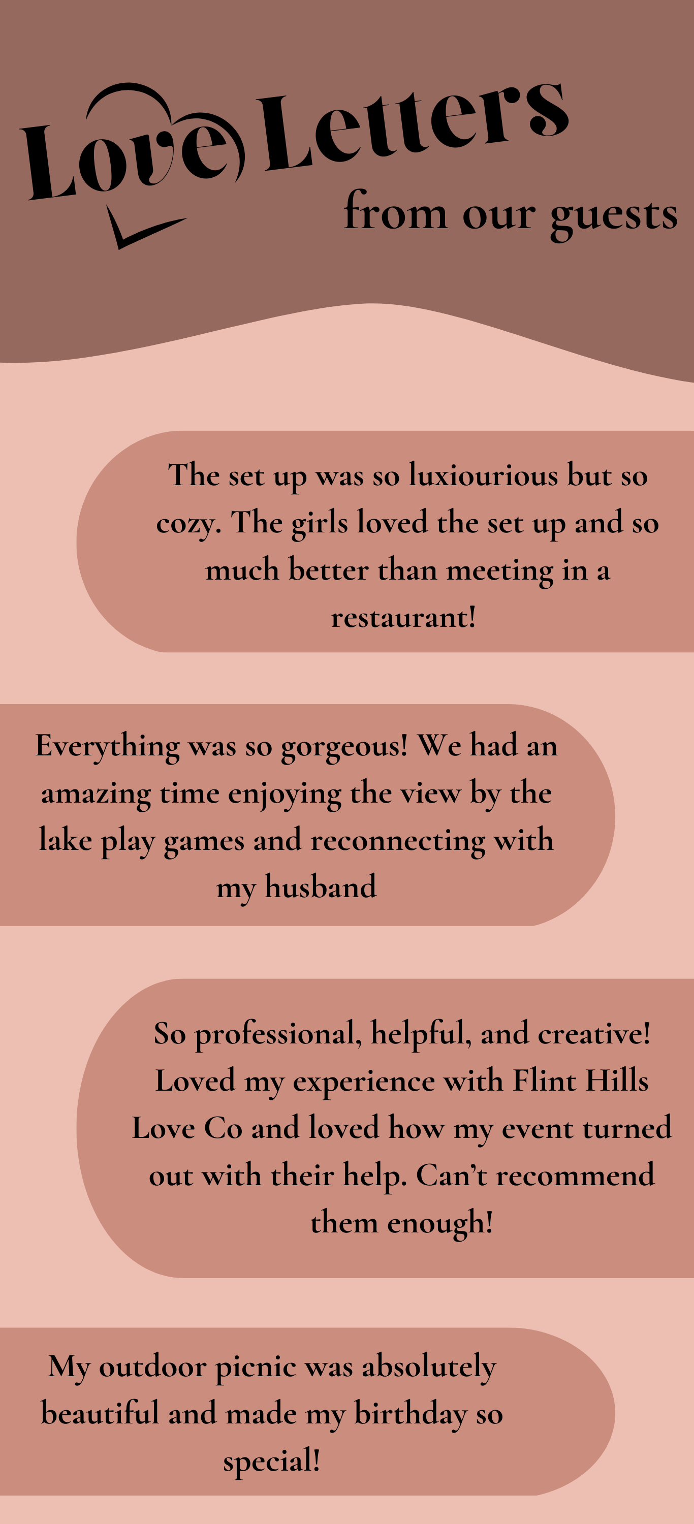 Luxury Picnics in Flint Hills Couple Date Night, Proposals, Mother's Day