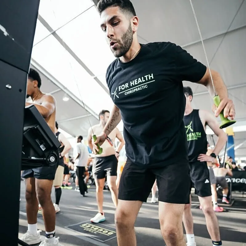 Dr. Austin Pollack at a HYROX fitness competition