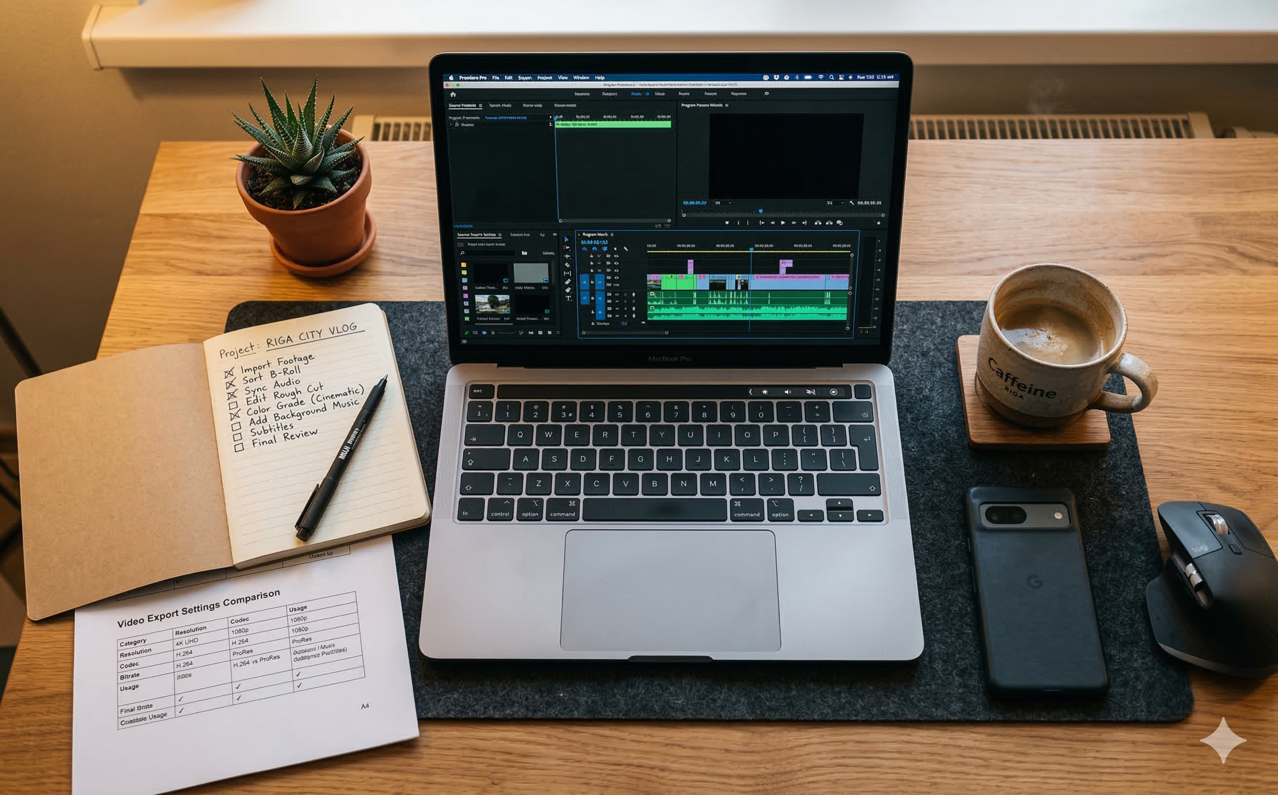Monteur vidéo comparant des options de formation