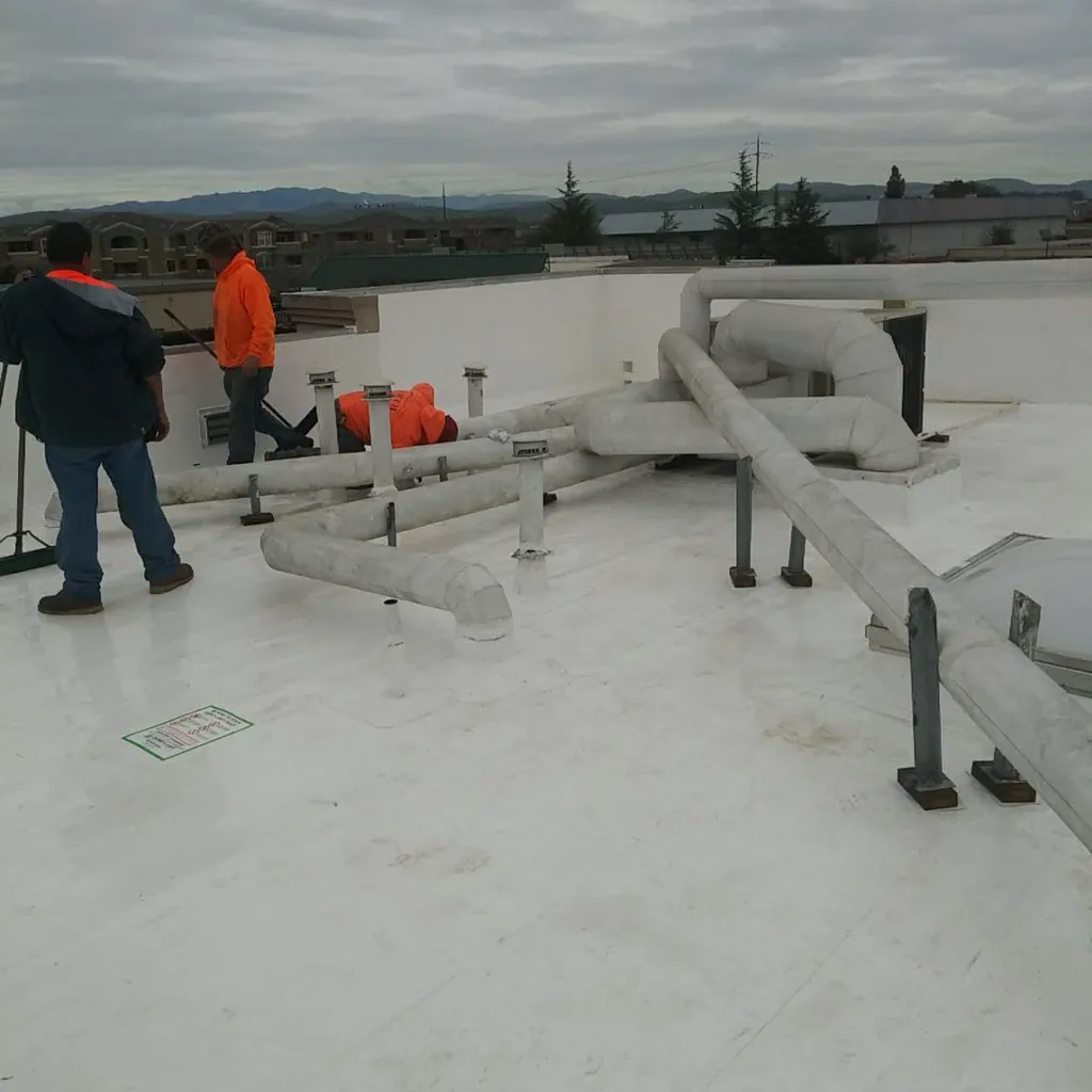 DEK Roofing team at work