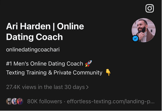 Ari Harden Threads profile showing 80K followers