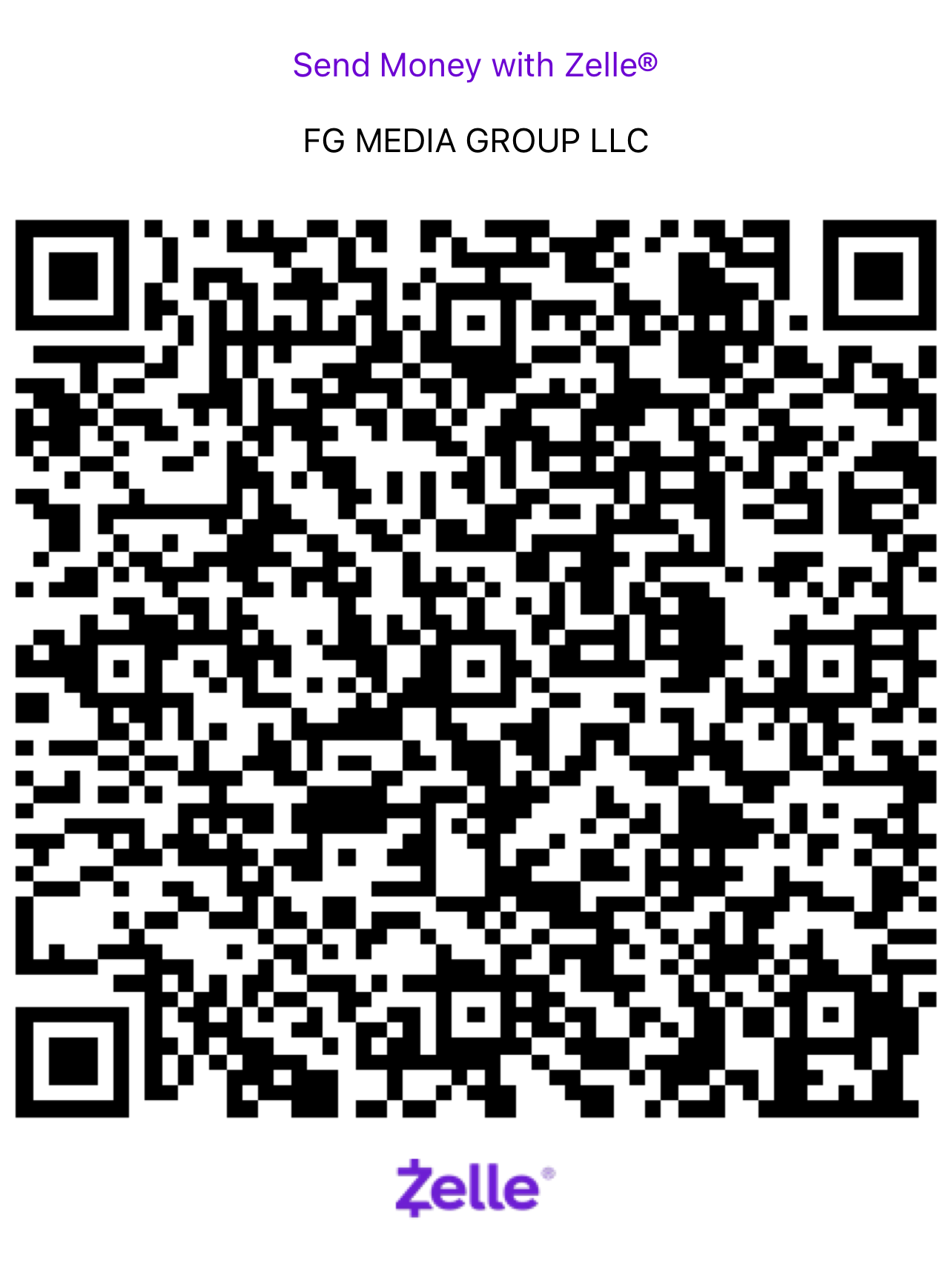 Zelle QR Code