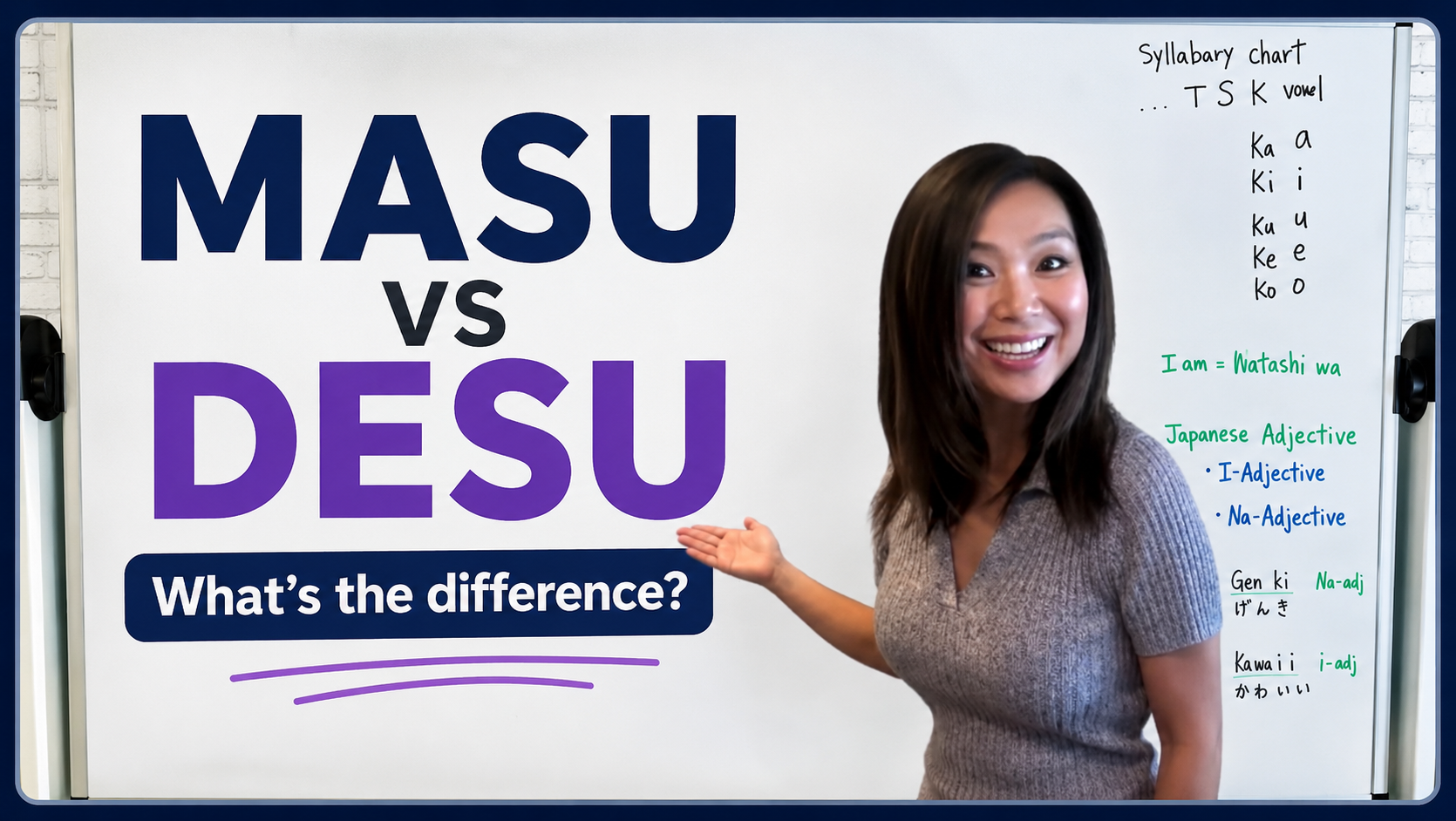 MASU vs DESU: Japanese Grammar Lesson