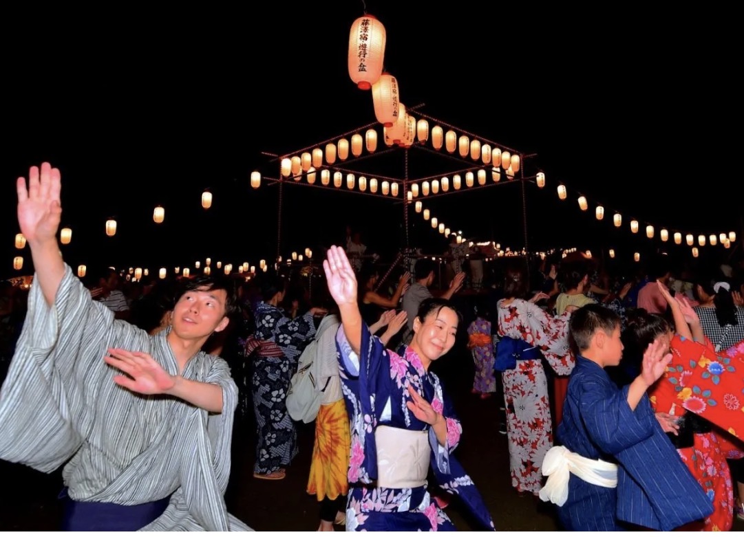 Bon Odori during Bon Matsuri