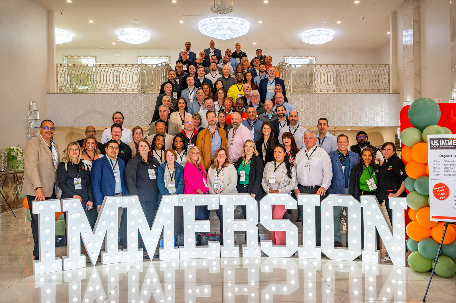 US Foods Immersion large-scale branded industry event photographed by Juwan Davis Photography