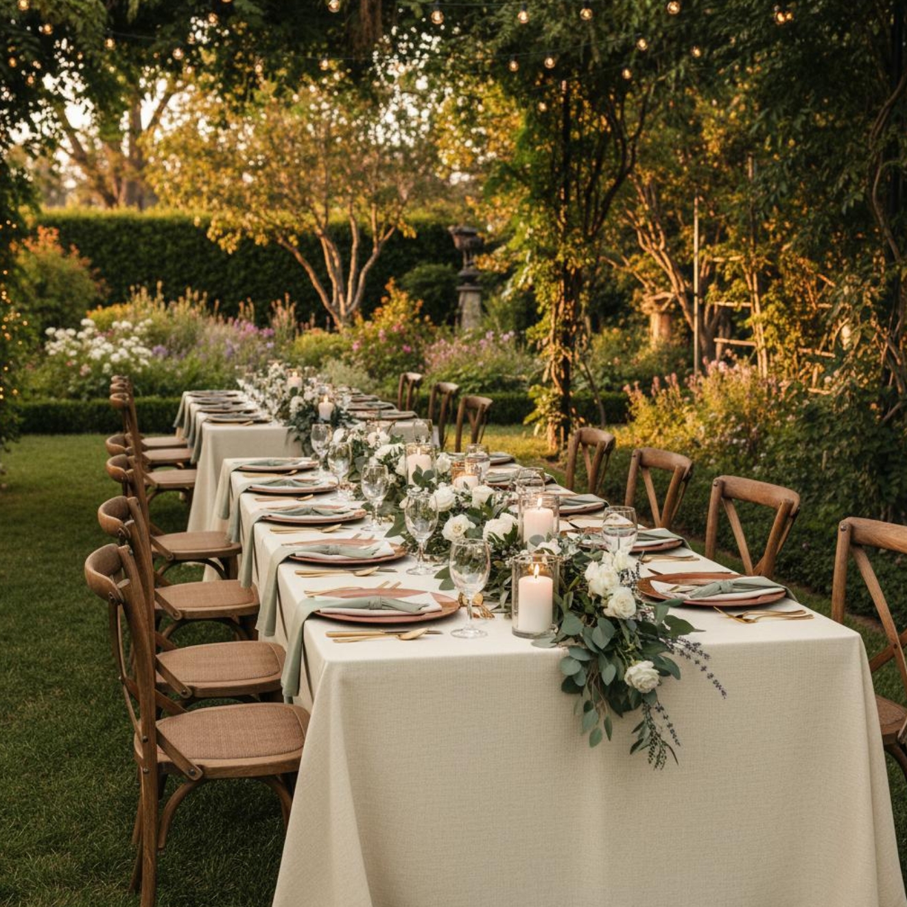 Elegant luxury event celebration at a private estate