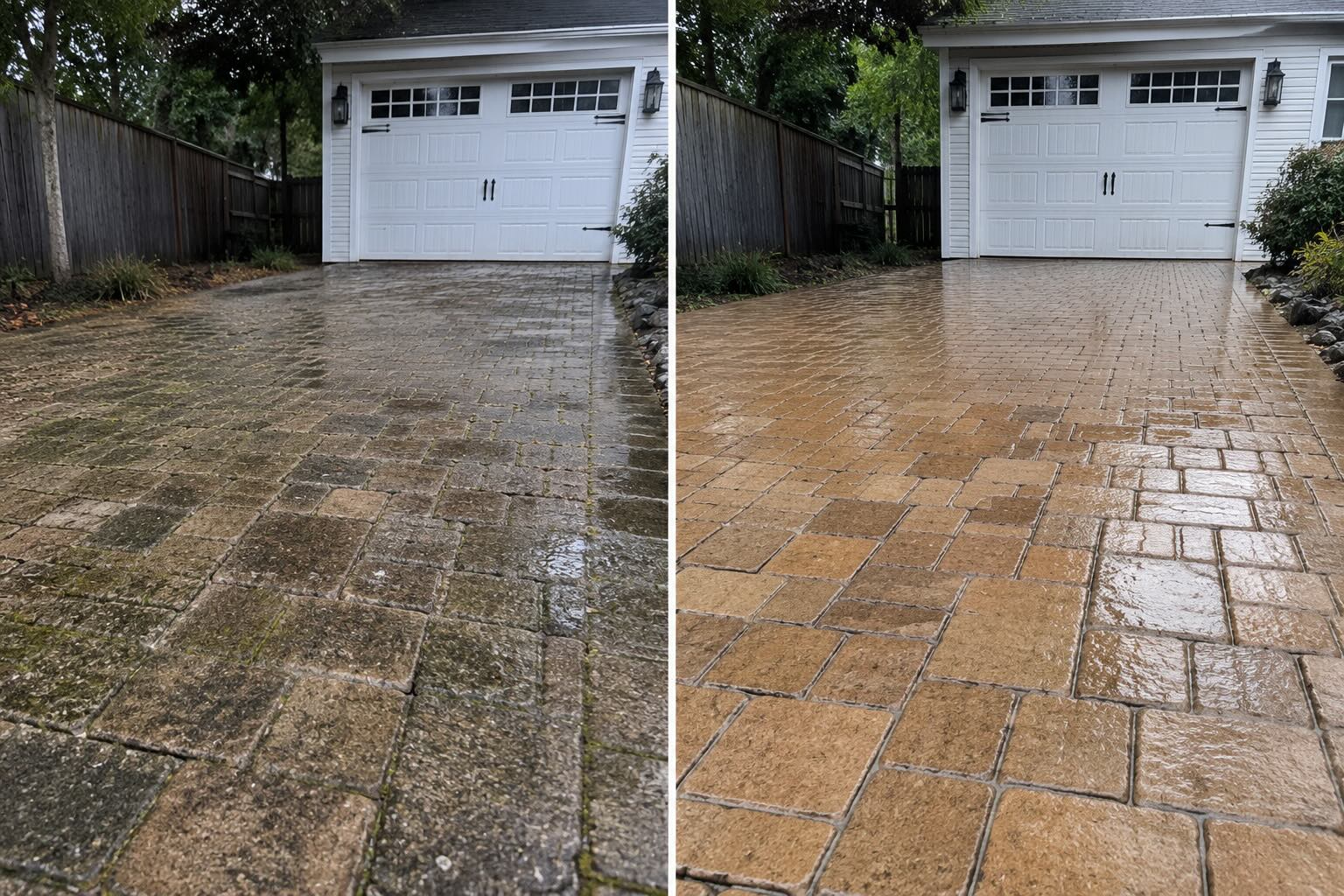 Pressure washing service by SV Exterior Home Cleaning in Sonoma County