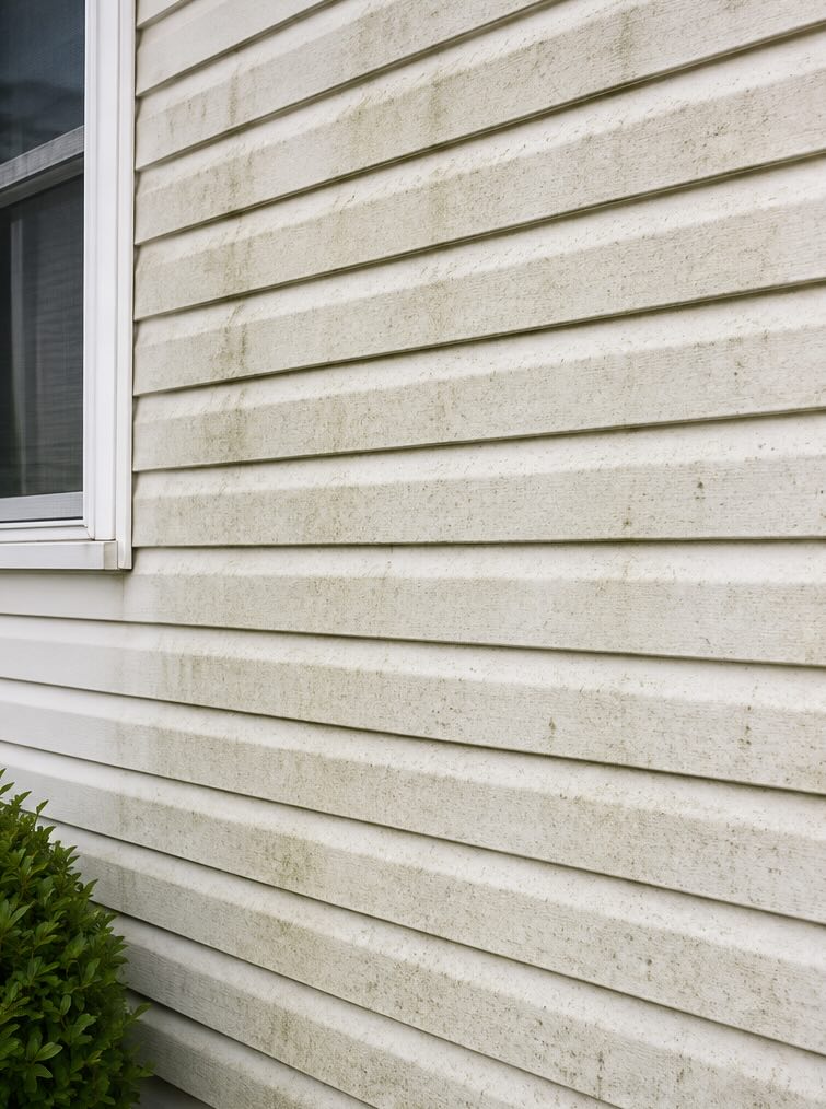 Full house wash before cleaning in Santa Rosa - SV Exterior Home Cleaning