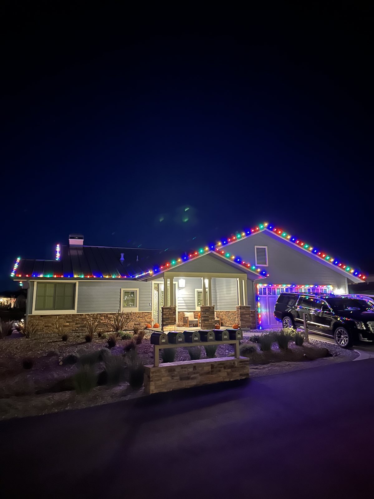 Christmas light installation Santa Rosa - SV Exterior