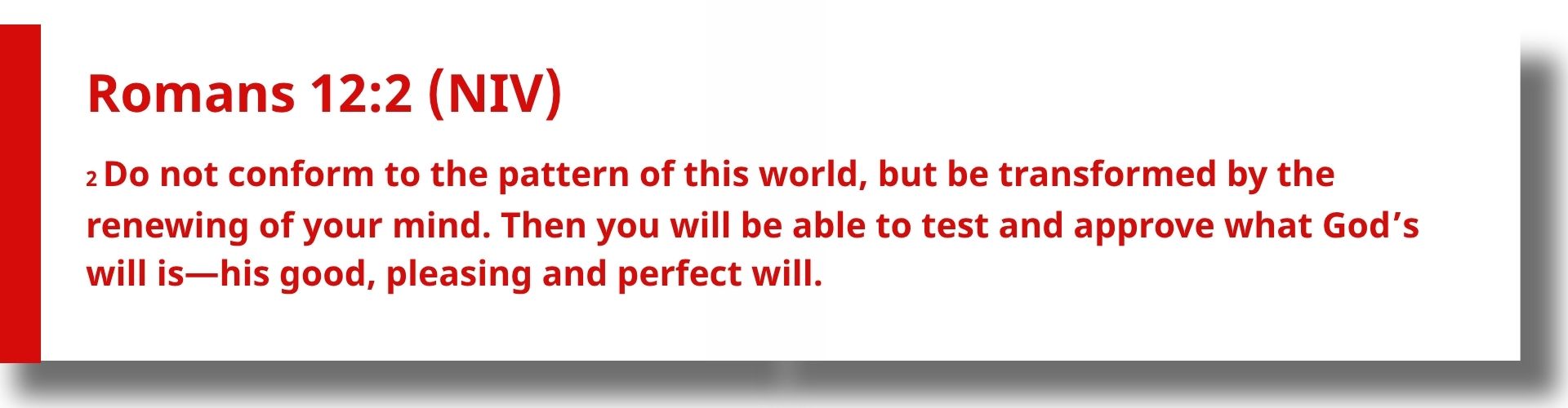 Romans 12:2 Romans 12:2