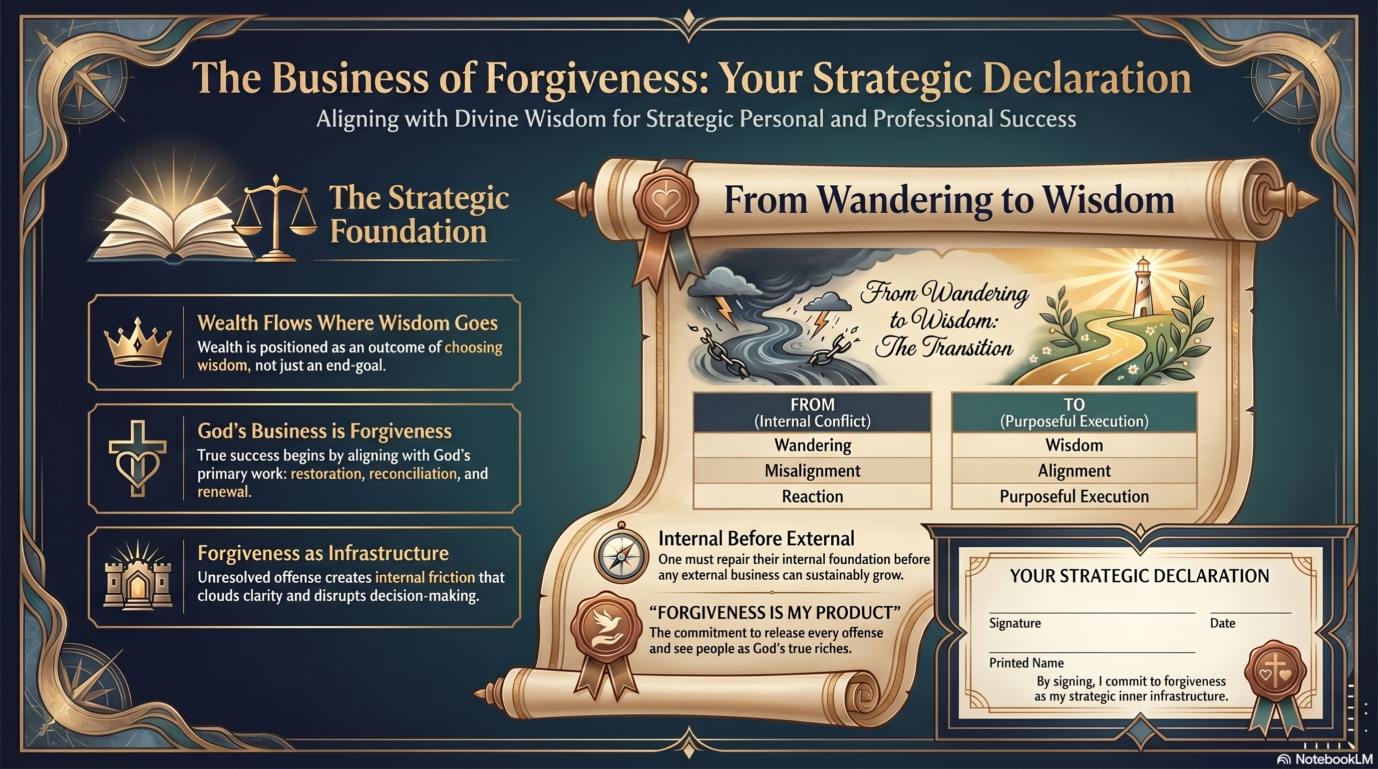 Business of Forgiveness Declaration Contract Business of Forgiveness Declaration Contract