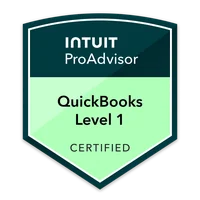 Intuit ProAdvisor QuickBooks Level 1 Certified