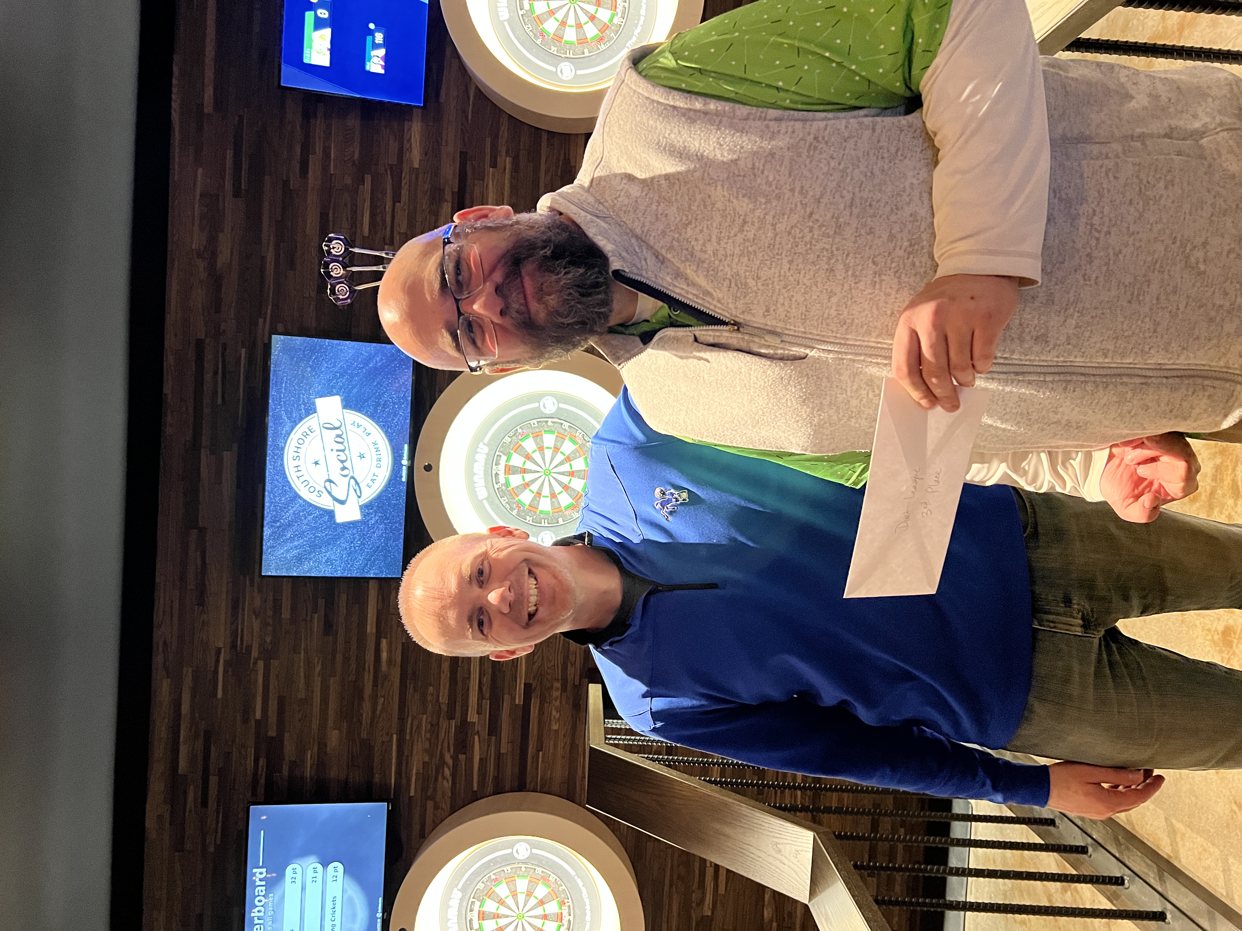 Dart league third place