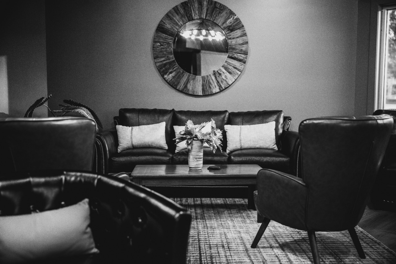 Bourbon Lounge seating area