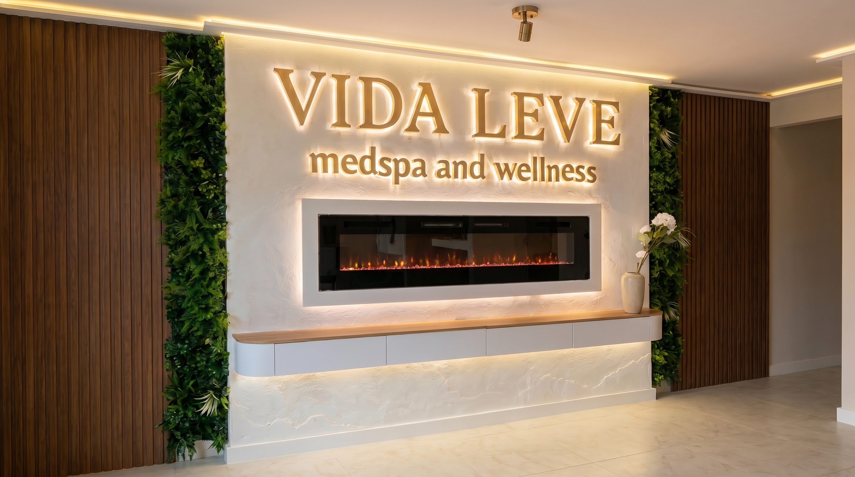 Vida Leve MedSpa — Ambiente luxuoso e acolhedor