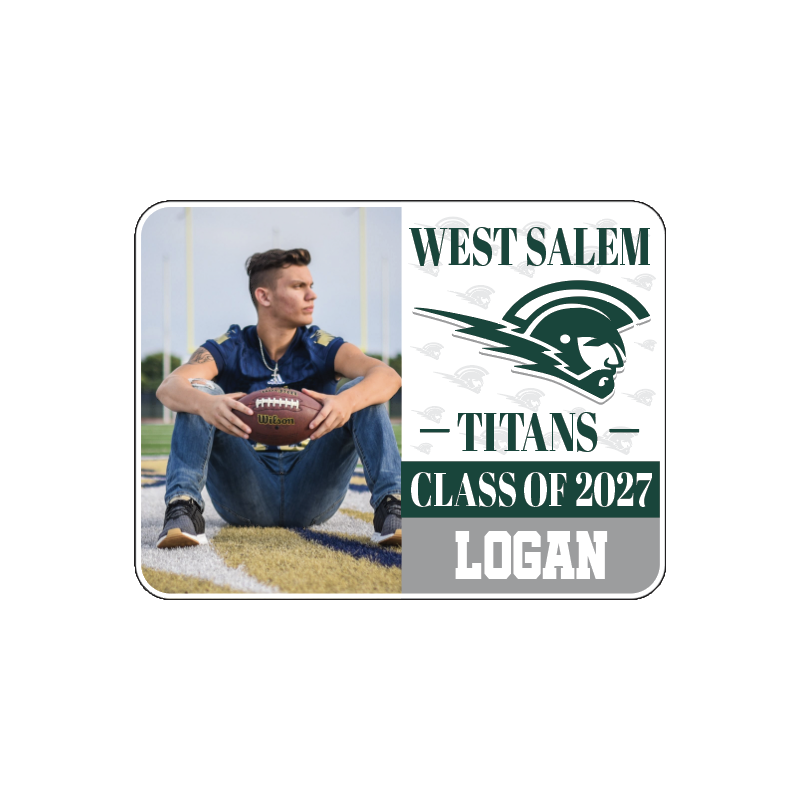 West Salem Grad Sign with Picture