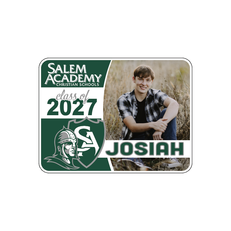 Salem Academy Grad Sign with Picture