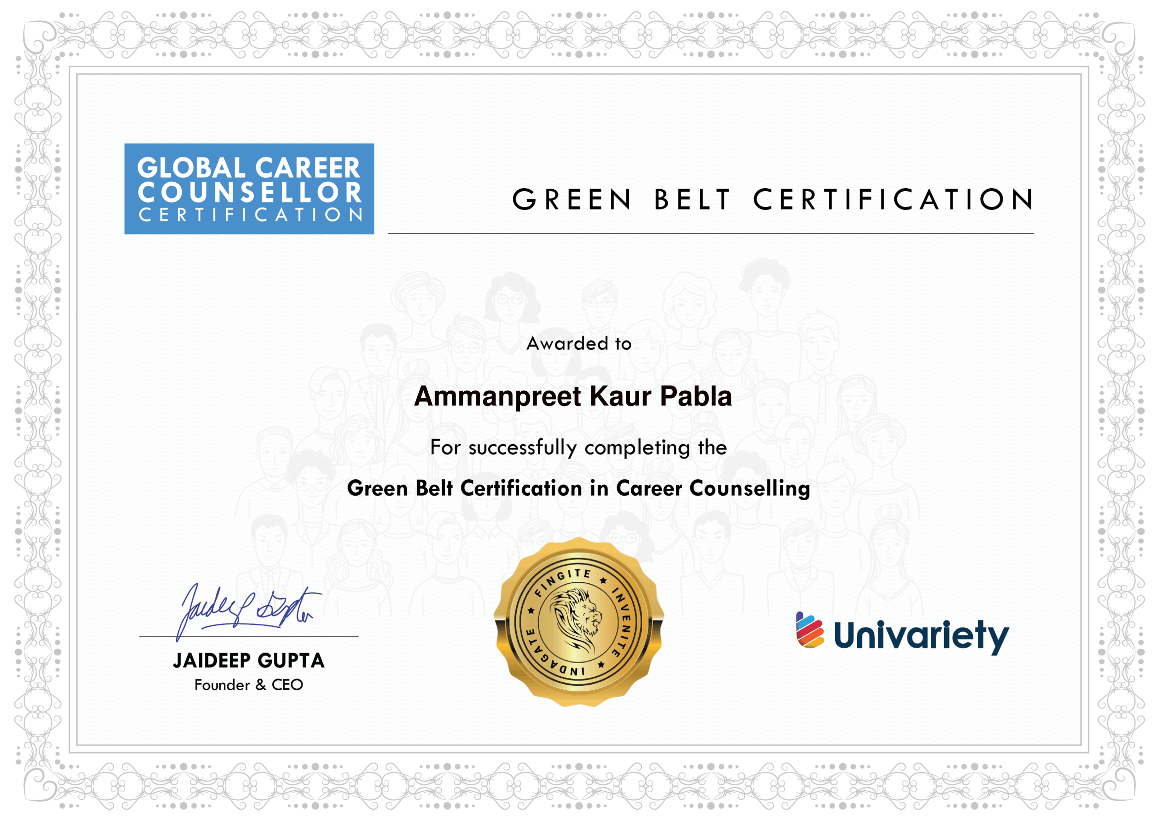 Global Career Counsellor Certificate