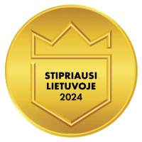 Stipriausiai Lietuvoje 2024 ženklelis
