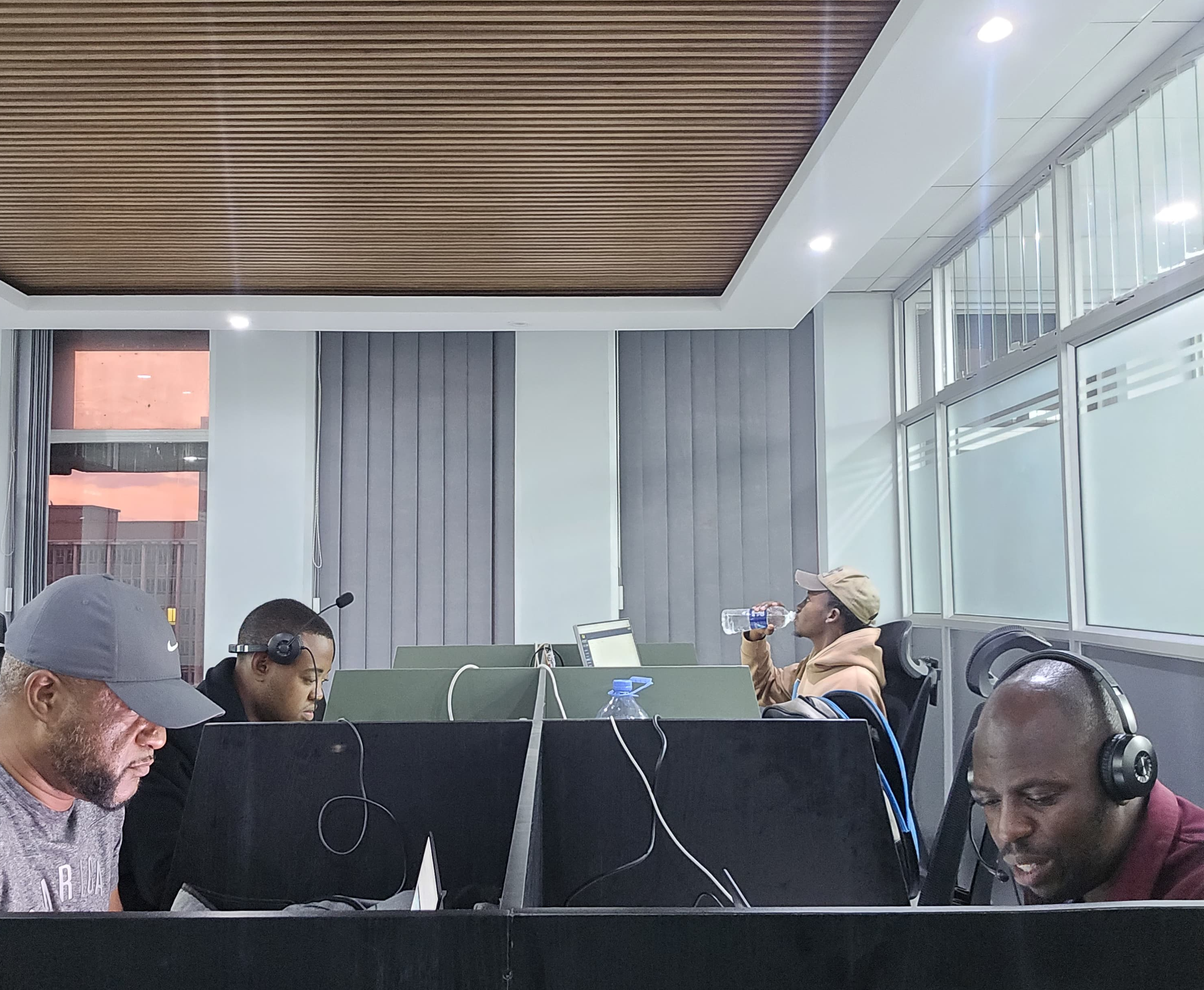 GetMore team working in the Harare office