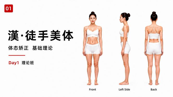 课件:漢·徒手美体 体态矫正基础理论