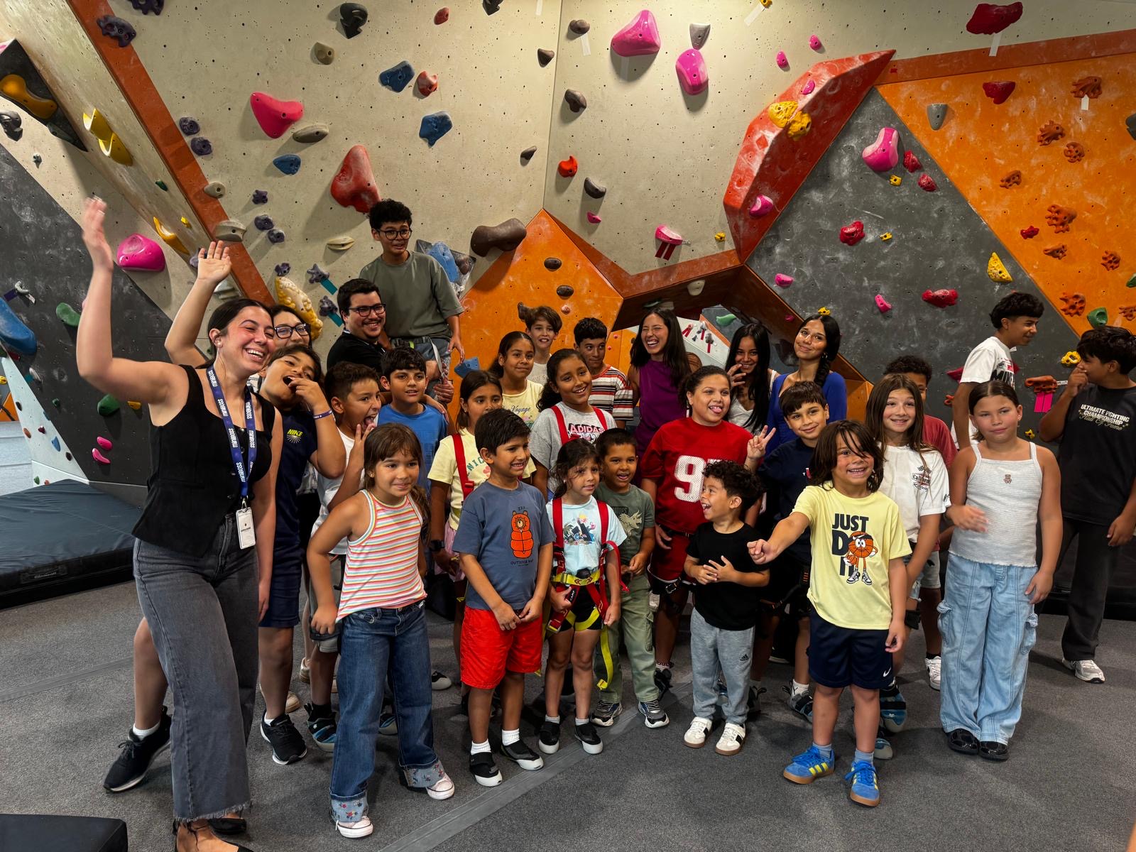 Mini Boss Academy community event with students and mentors