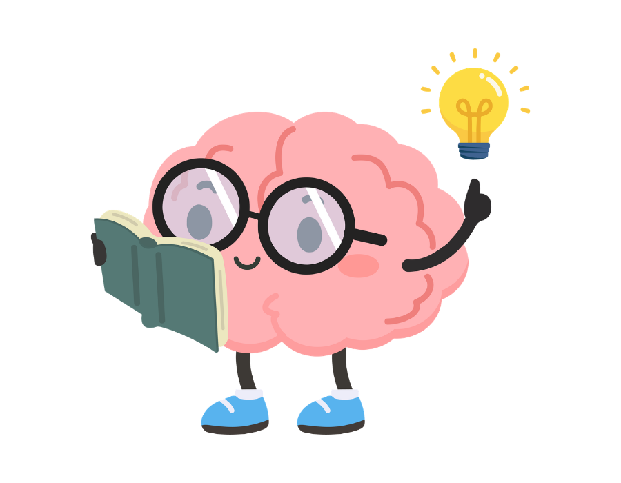 Brina, the Mini Boss reading character