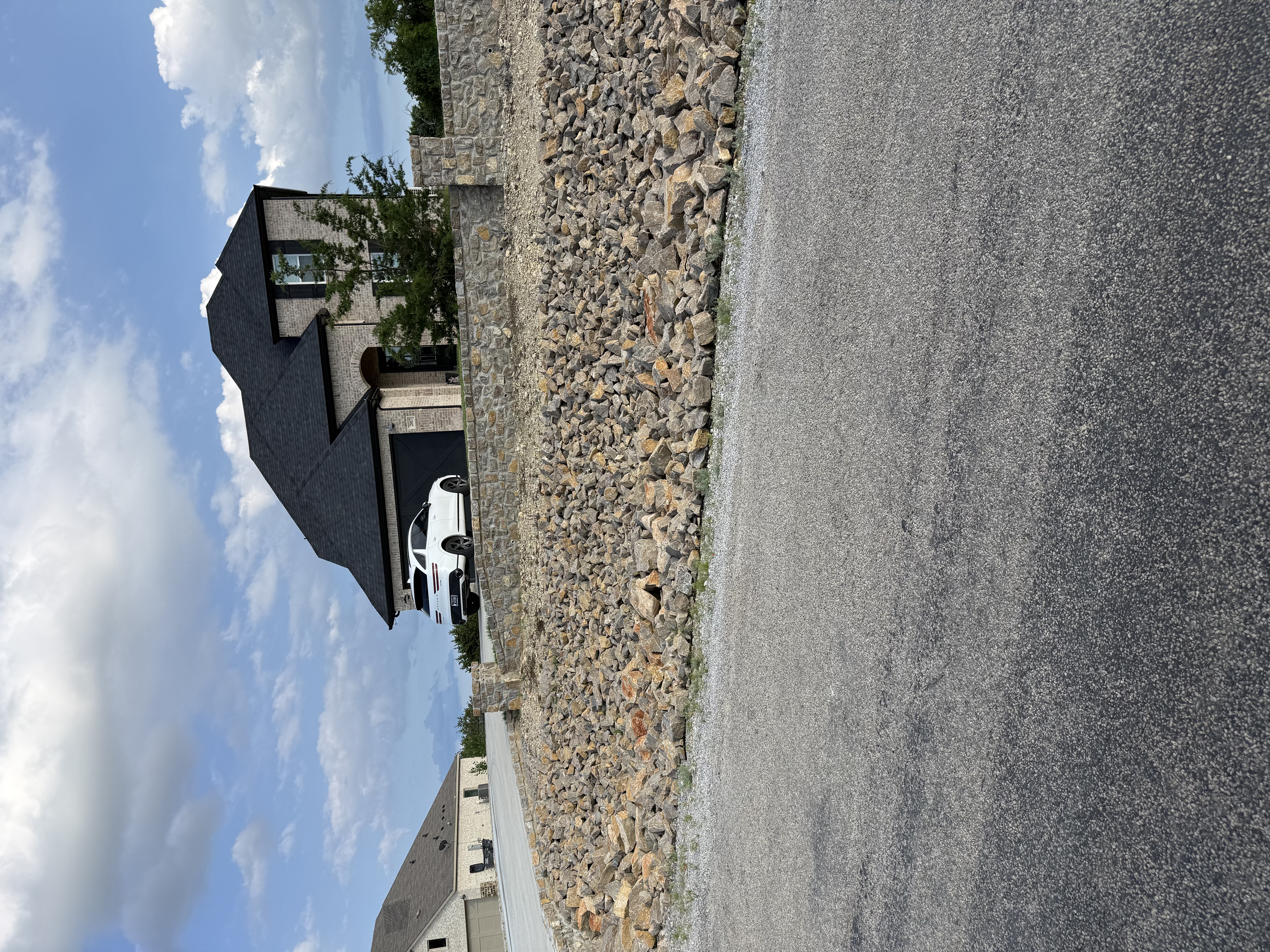 Driveway drainage correction and culvert installation in Parker County