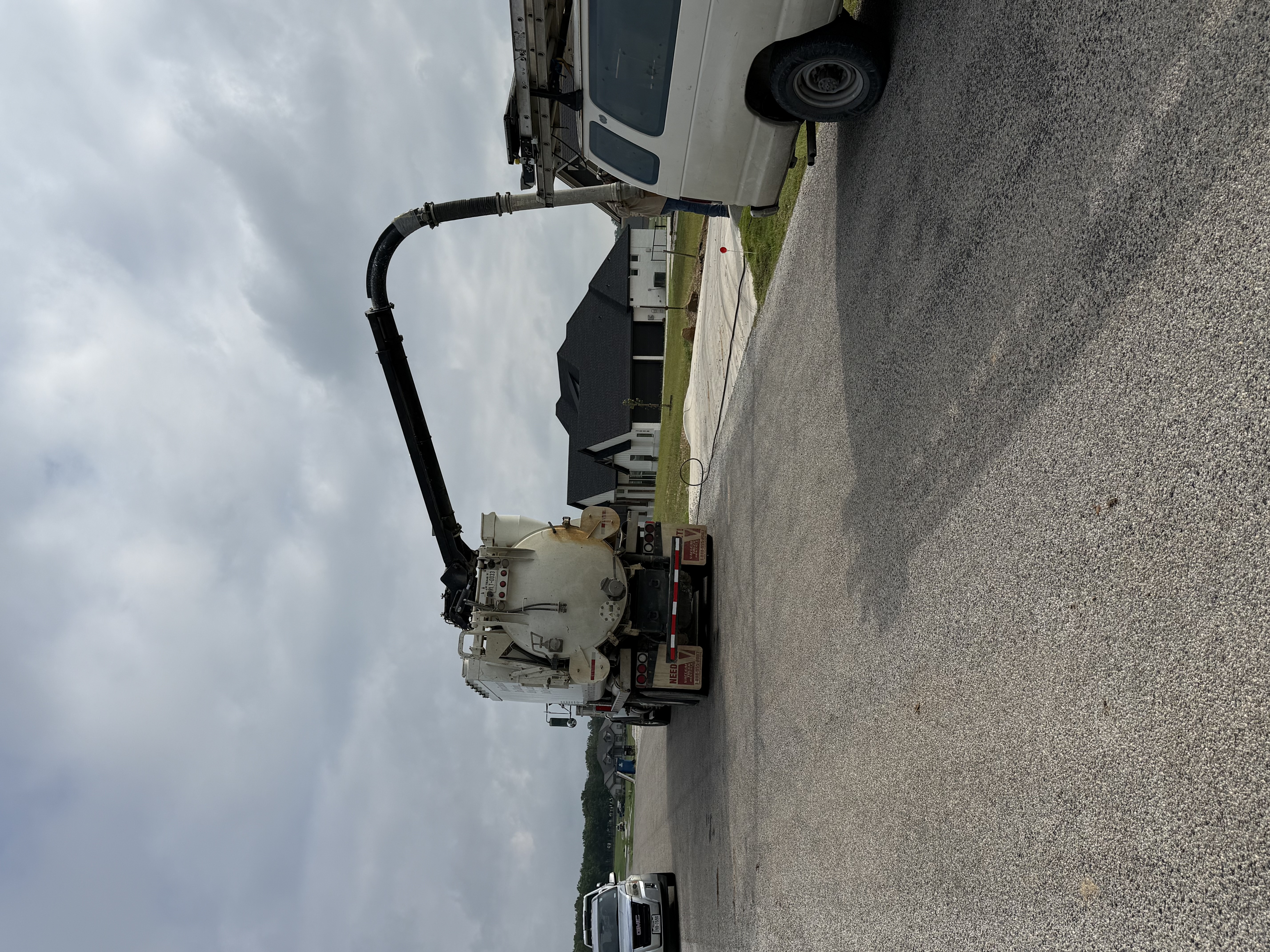 Driveway grading and leveling with a motor grader in Weatherford, TX
