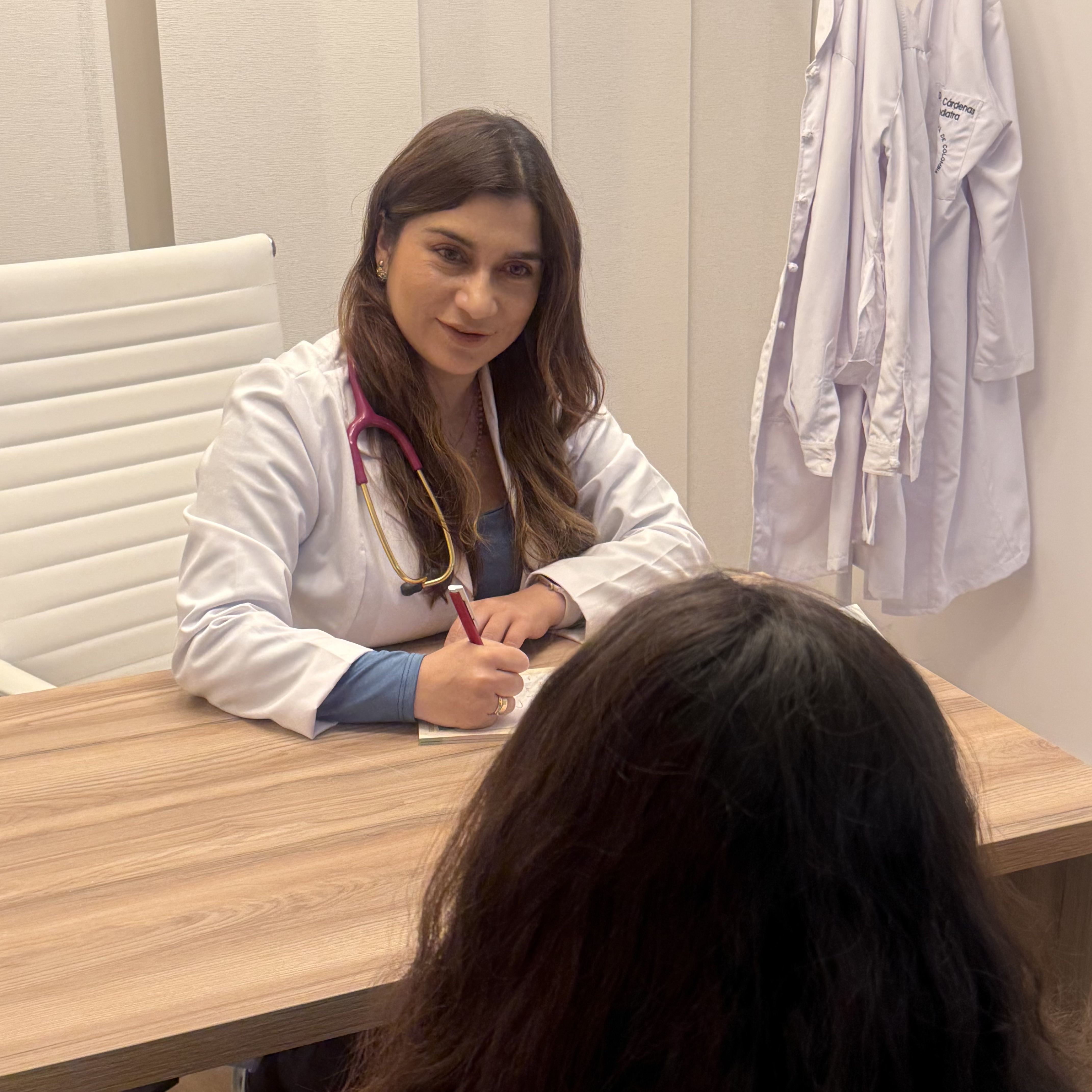 Consulta de nutrición pediátrica y acompañamiento familiar