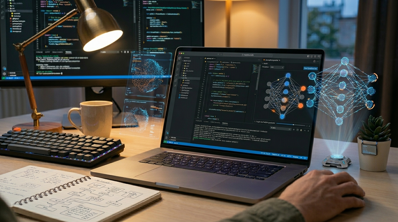 AI-first curriculum - developer coding