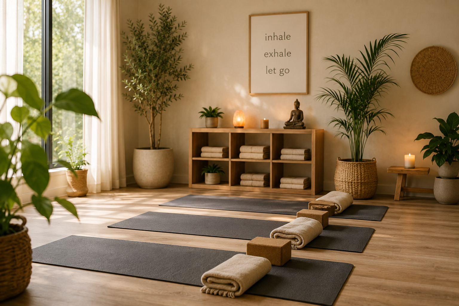 Yoga and wellness studio