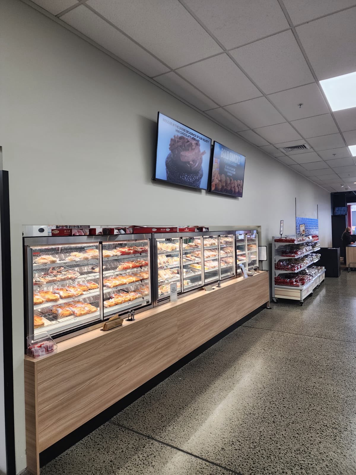 Commercial space with painted finishes