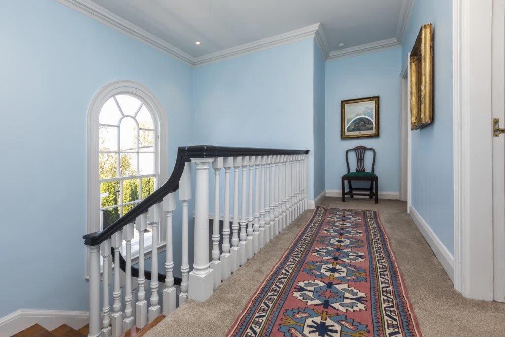 Interior painting detail showing crisp lines and even coverage
