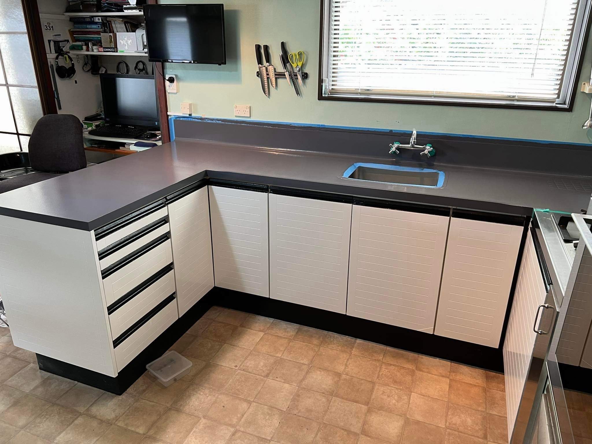 Finished interior room with clean, even painted surfaces