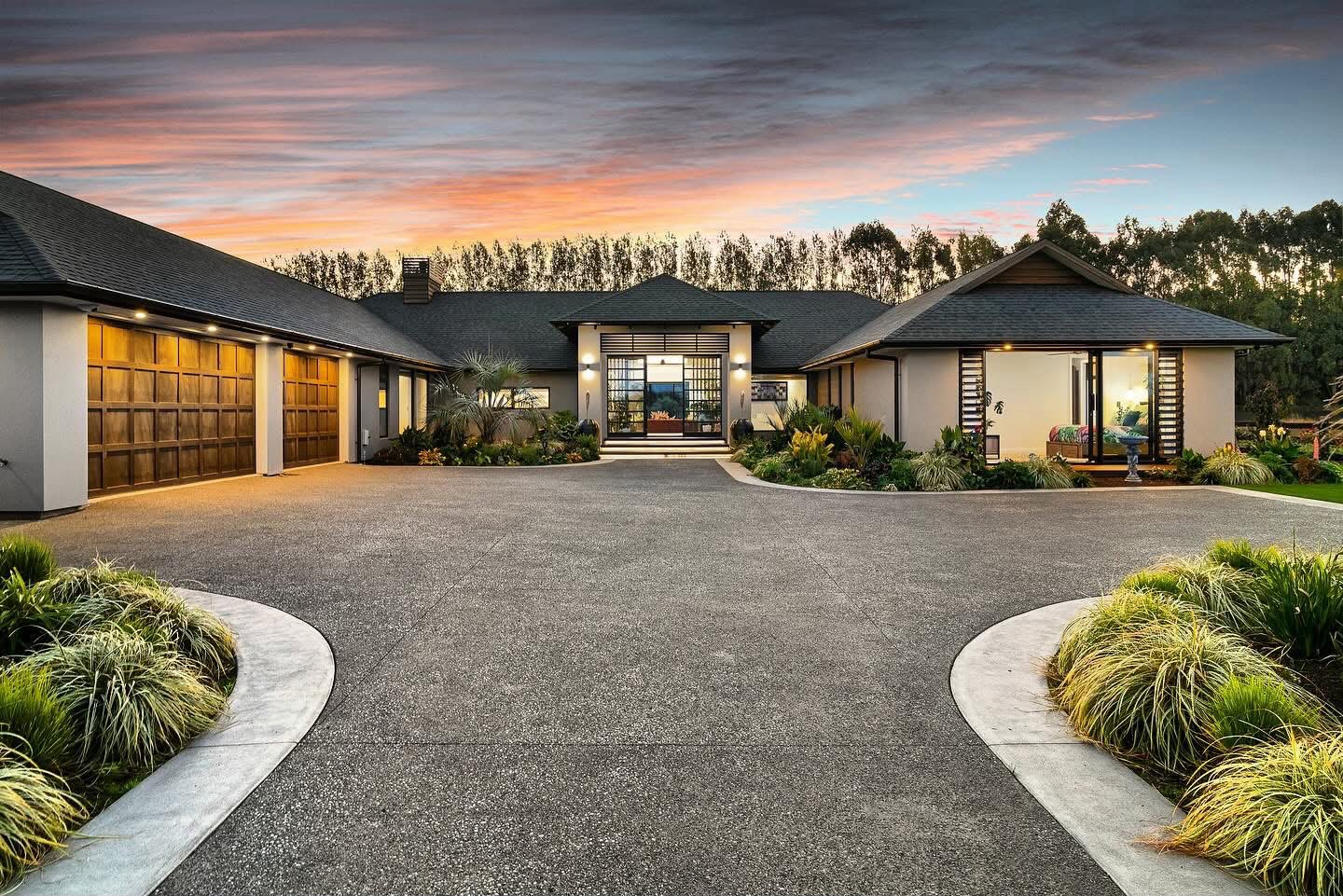DNA Showrooms Halswell showhome with crisp exterior cladding and architectural finishes